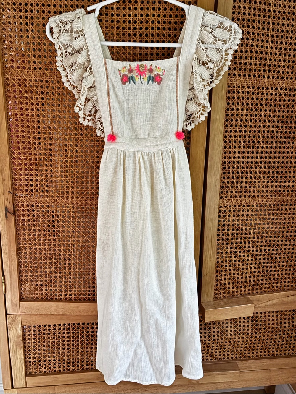 Louisa Misha White Huguette Dress as 8